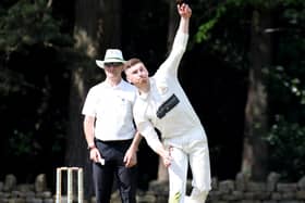 Oliver Hebblethwaite couldn't save Beckwithshaw CC from defeat to Otley. Picture: Gerard Binks