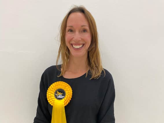 By-election winner: Liberal Democrat Hannah Gostlow.