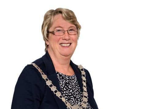 Councillor Christine Willoughby, the mayor of Knaresborough.