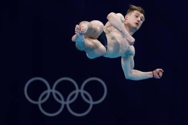 Jack Laugher of Team GB competes in the men's 3m springboard final on day 11 of the Tokyo 2020 Olympic Games. Picture: Getty Images