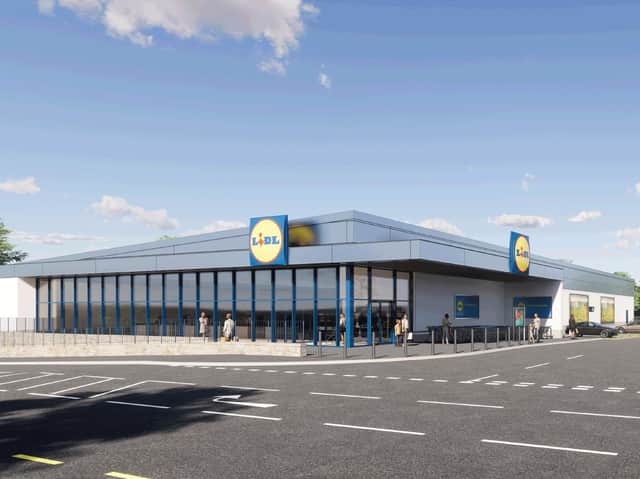 This is what the new Lidl store on Knaresborough Road could look like. Photo: Lidl.