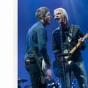Showing in Harrogate -  Part of Photographer Sharon Latham's picture of 
Noel Gallagher and Paul Weller in Kids New Gear -  Downs Festival, Bristol, 2018.