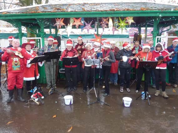 Flashback to Christmas carol singing at Harrogate Christmas Market in pre-Covid times.