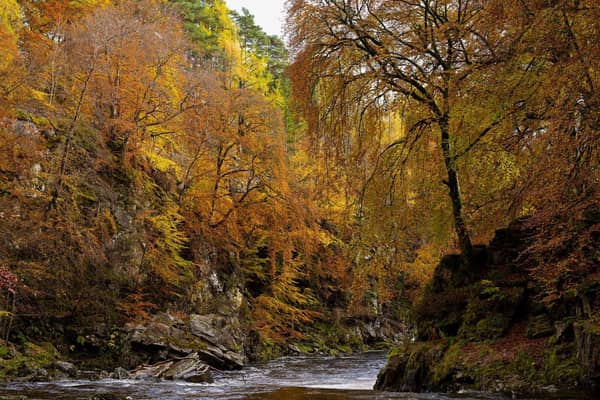 Glen Lyon Cascade by photographer Lindsay Alexander.