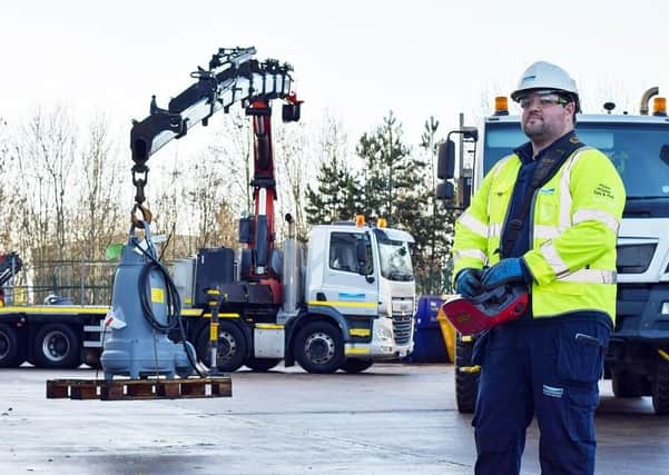 The roles Yorkshire Water is looking to fill include heavy lifting operatives. PHOTO: Yorkshire Water.