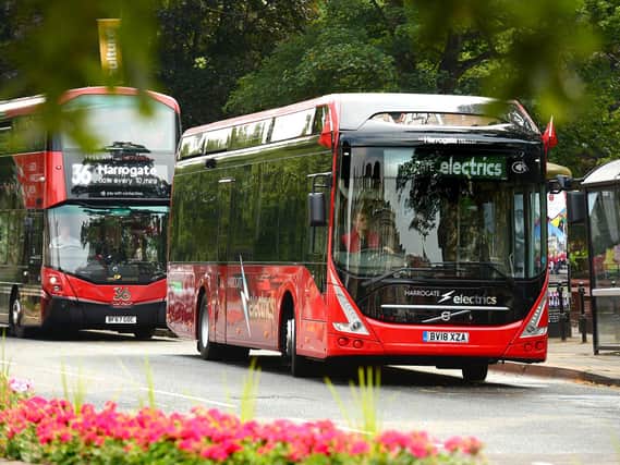 Harrogate Bus Company could get 39 zero-emission buses over the next three years if the bid is successful.