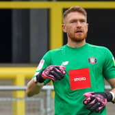 Harrogate Town goalkeeper Mark Oxley. Pictures: Matt Kirkham