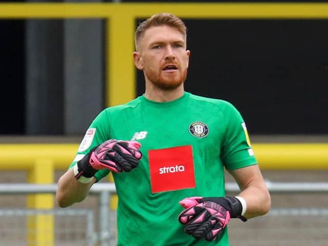 Harrogate Town goalkeeper Mark Oxley. Pictures: Matt Kirkham