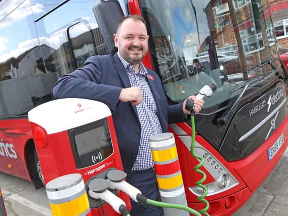 Harrogate Bus Company's chief executive Alex Hornby said it has been tough sitting there while bus use was “stigmatised” during Covid lockdowns.