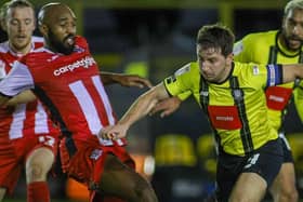 The previous meeting between Harrogate Town and Exeter City ended goalless. Pictures: Matt Kirkham