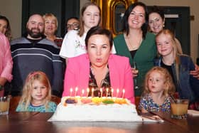 Mumbler founder Sally Haslewood celebrates her business's birthday with family and friends.