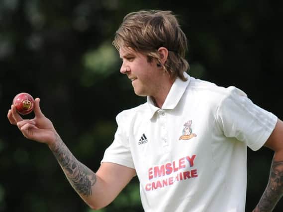 Rob Nelson produced a match-winning display for Darley CC to help them take over at the top of Theakston Nidderdale League Division One. Picture: Gerard Binks