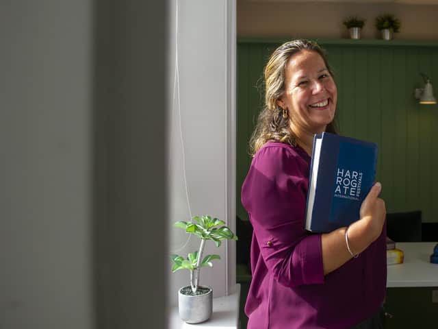 Chief Executive of Harrogate International Festivals, Sharon Canavar.