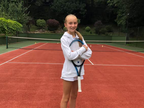 Young Ashville College tennis star Emi Linley, who is not yet a teenager, did incredibly well to make her Wimbledon grass court debut.