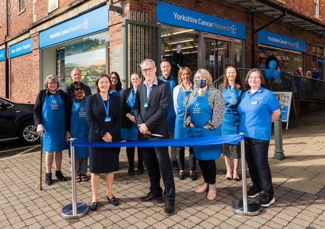 -
Official opening of Yorkshire Cancer Research’s new charity shop in Ripon – Picture date Wednesday 15 September, 2021 (, Ripon, North Yorkshire)
Photo copyright, contact for licensing. For licensed images, credit should read: Jonathan Pow/jp@jonathanpow.com (REF: POW_210915_1497)