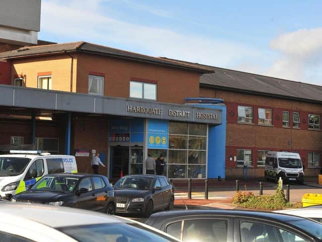 Harrogate District Hospital.