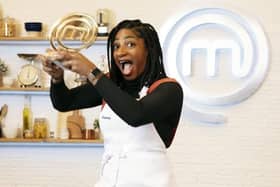 Kadeena Cox is crowned MasterChef winner. Picture: BBC