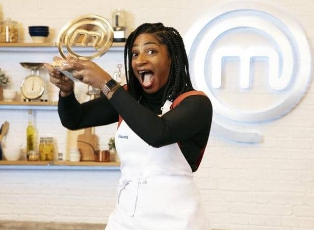 Kadeena Cox is crowned MasterChef winner. Picture: BBC