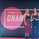 Harrogate social enterprise PR firm Cause UK was named PR Agency of the Year 2021 at the Prolific North Awards. Pictured (l to r): award host Hattie Pearson, managing director of Cause UK Clair Challenor-Chadwick, and Laura Maguire, client manager for YouGov, which sponsored the award.