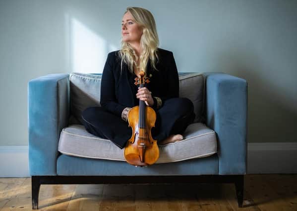 Violinist Charlotte Scott. Picture Matthew Johnson Photography