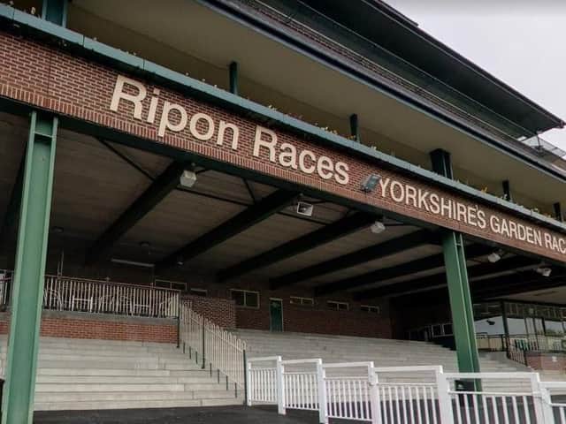 Ripon Racecourse was previously used as a vaccination centre during the first phase of the rollout.