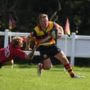 Harrogate RUFC registered their maiden win of 2021/22 when they beat Blaydon RFC at Rudding Lane. Pictures: Gerard Binks