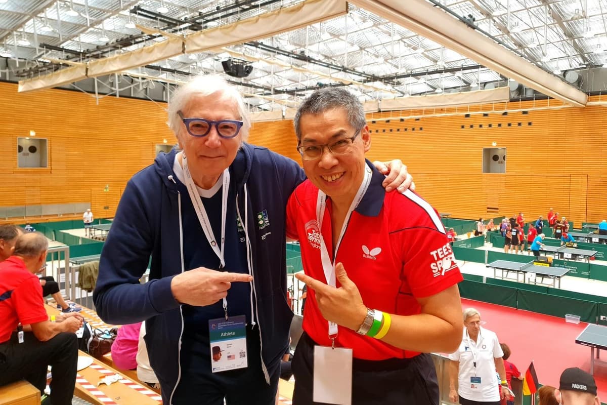 Harrogate Racquets Club Harrogate table tennis player inspires next generation following World ...
