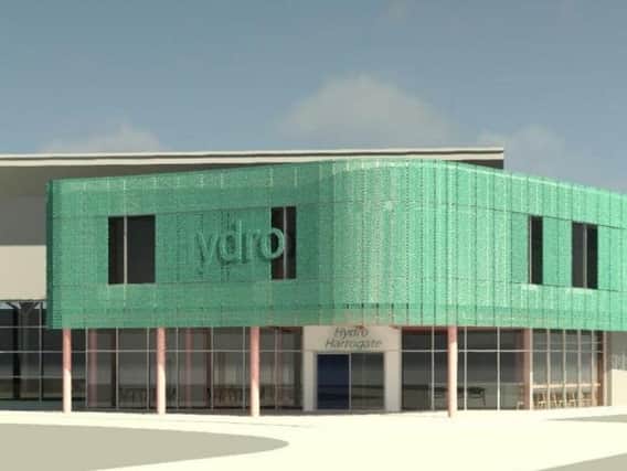 This is how the Hydro could look if plans for a two-storey extension and major upgrades are approved. Photo: Harrogate Borough Council.