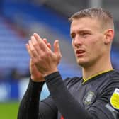 Will Smith made his first League Two appearance of 2021/22 as Harrogate Town won 2-1 at Oldham Athletic. Pictures: Matt Kirkham