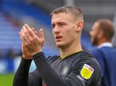 Will Smith made his first League Two appearance of 2021/22 as Harrogate Town won 2-1 at Oldham Athletic. Pictures: Matt Kirkham