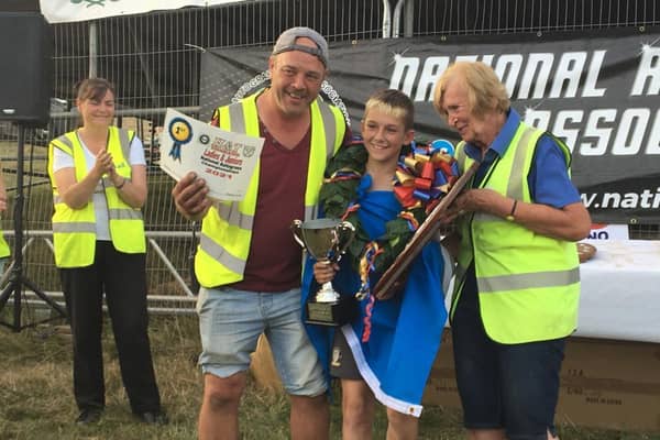 Daniel Thompson of Rossett High School has become National Autograss Junior Special Champion
