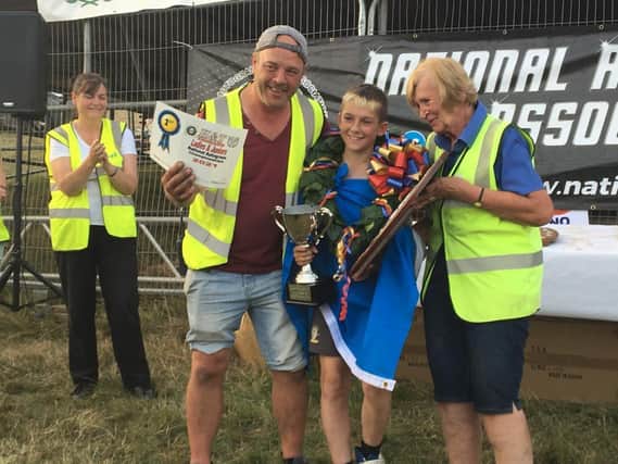 Daniel Thompson of Rossett High School has become National Autograss Junior Special Champion