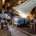 Lisa Bowerman is livestreaming her 105 hours living, eating and sleeping down in the cavern, returning to the surface at 8pm on Friday October 15.