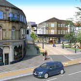 Part of the revised design for the Gateway project on Station Parade in Harrogate.