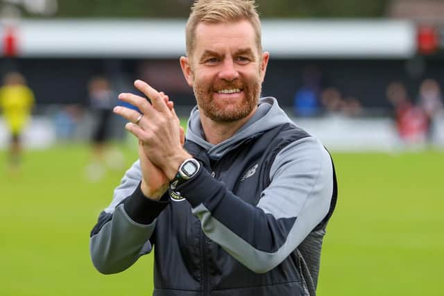 Harrogate Town manager Simon Weaver.