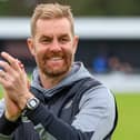 Harrogate Town manager Simon Weaver was thrilled with his side's performance against Scunthorpe United last time out and has challenged his players to pick up where they left off when they visit Colchester United this weekend. Pictures: Matt Kirkham