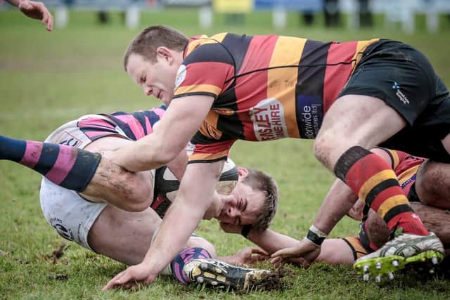 Tim Heaton in action for 'Gate during their 19-12 success over Stourbridge back in 2017.