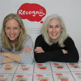 Recognii founders Sarah Harrison and Fiona Wright from Harrogate. Sarah spotted a gap for the product when her father was diagnosed with Alzheimer’s Disease in 2015.