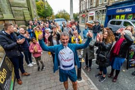 Graham Wilson returned to Harrogate at the weekend after completing 120 marathons in 120 days, raising over £50,000 for charity