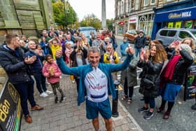 Graham Wilson returned to Harrogate at the weekend after completing 120 marathons in 120 days, raising over £50,000 for charity