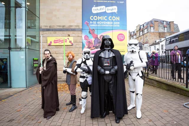 Coming soon to Harrogate Convention Centre - Famous characters from the world of sci-fi and comic books are expected at Thought Bubble next month. (Picture by Andrew Benge)