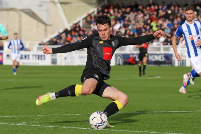 Ryan Fallowfield started and provided an assist during Harrogate Town's 3-2 defeat at Hartlepool United on October 23, but did not even make the substitutes' bench for the Sulphurites' next game. Pictures: Matt Kirkham