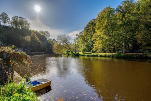 The stunning property sits on the River Nidd and is currently on the market with a guide price of £795,000