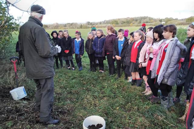 Starbeck Primary Academy says it was delighted to be invited to start the planting process at Long Lands Common  in Harrogate.