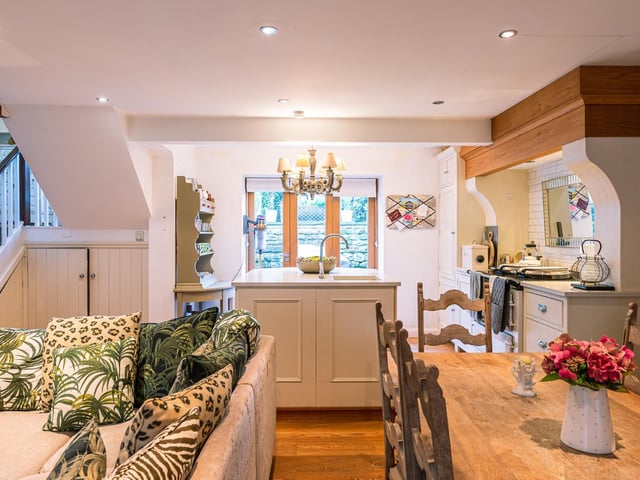 Careful planning maximises the space within the cottage.