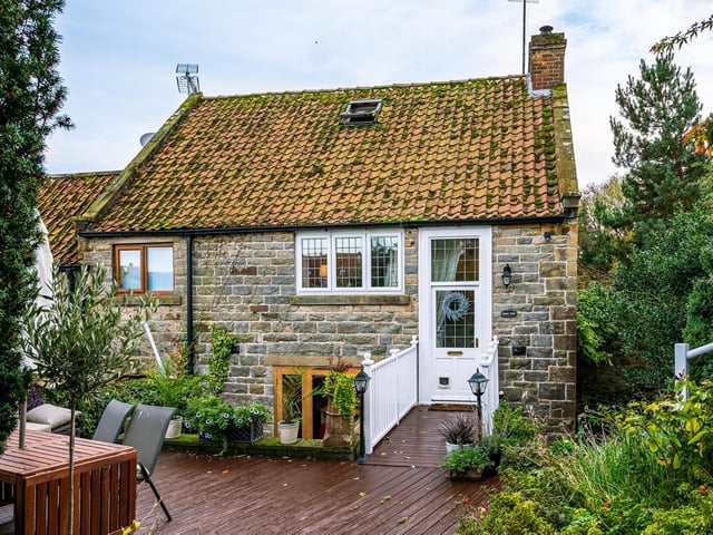 The attractive setting for the Cloughton cottage.