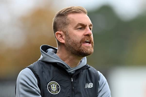 Harrogate Town manager Simon Weaver. Picture: Bruce Rollinson