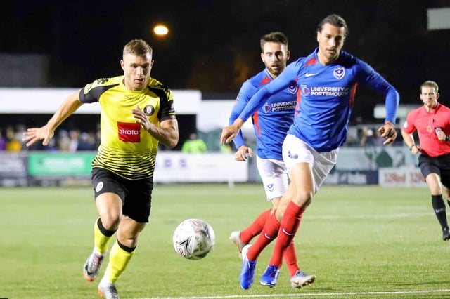 portsmouth fc away exactly the kind of big tie harrogate town were hoping for in fa cup second round harrogate advertiser