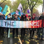 Harrogate protesters make their climate emergency point at COP26 - Driving rain didn’t dampen the spirits of the estimated 100, 000 marchers in Glasgow, including 12 intrepid souls from Harrogate.