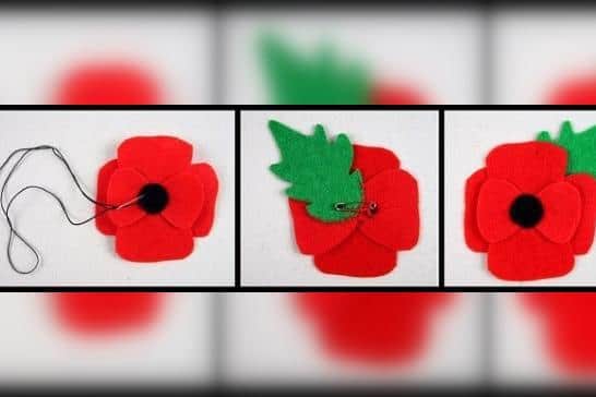 Older children can make poppies out of felt - complete with pin